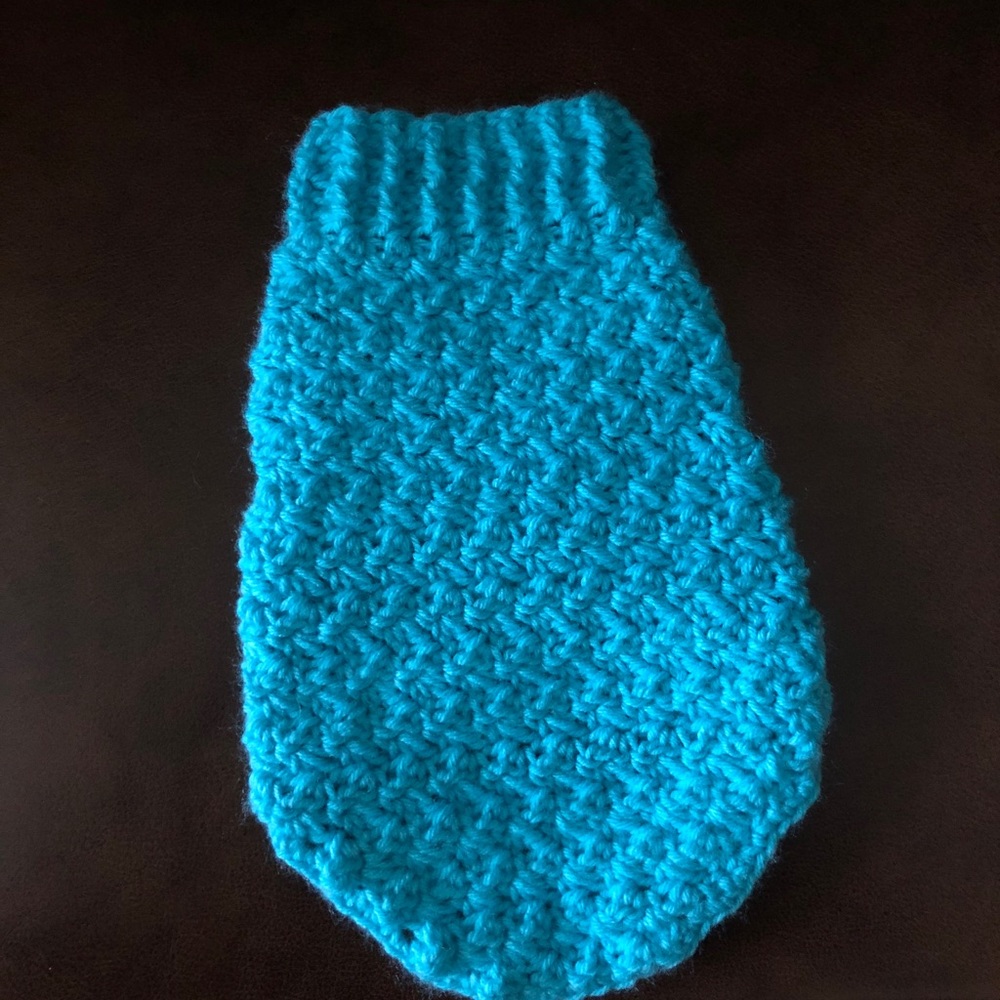 Made to order dog sweater. You choose color and size